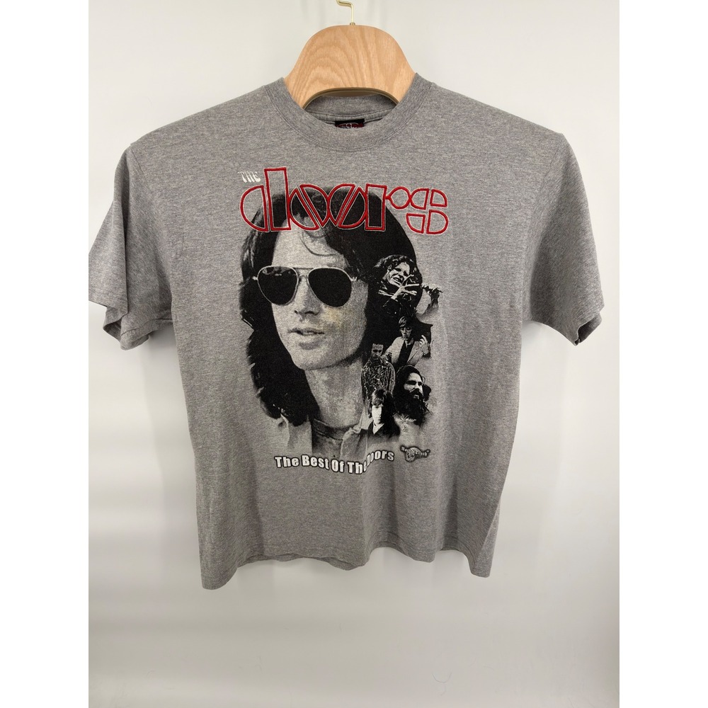 Rock & Death The Doors T-Shirt Mens XL Gray Jim Morrison Lizard King Graphic Tee